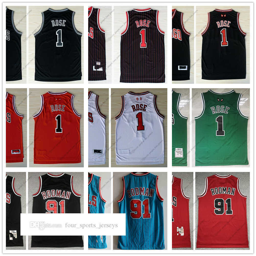 Retro Mitchell and Ness Basketball Jerseys 1 Derrick Rose 08-09 91 Dennis Rodman 95-9, Picture
Retro Mitchell and Ness Basketball Jerseys 1 Derrick Rose 08-09 91 Dennis Rodman 95-9, Picture