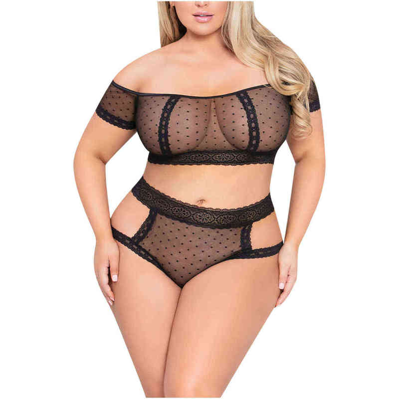 NXY Sexy Set Dot Printed Lingerie Temptation Baby Doll Exotic Apparel Black Lace Underwear Women Plus Size 4xl 1130
NXY Sexy Set Dot Printed Lingerie Temptation Baby Doll Exotic Apparel Black Lace Underwear Women Plus Size 4xl 1130