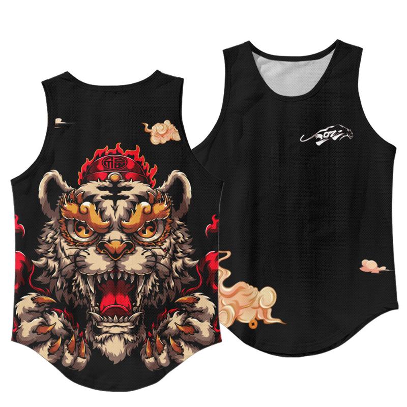 Men' Tank Tops Men Workout Casual Fitness Black Tiger Top Summer Fashion Singlet Quick Dry Vest Clothing Bodybuilding Sleeveless Shirt, White;black
Men' Tank Tops Men Workout Casual Fitness Black Tiger Top Summer Fashion Singlet Quick Dry Vest Clothing Bodybuilding Sleeveless Shirt, White;black
