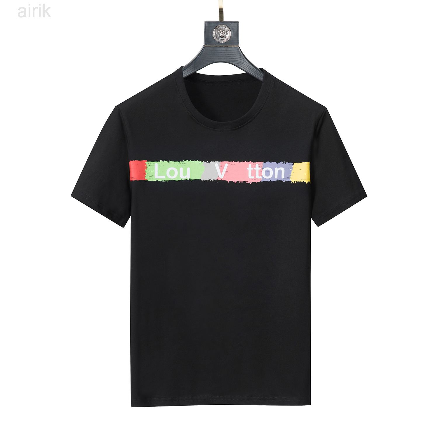 Design Luxury Men's T-Shirts Designers Spring New Short-sleeved Couple Shirts European Luxury Brand Popular Color Green Triangle Short-sleeved Letter, 01
Design Luxury Men's T-Shirts Designers Spring New Short-sleeved Couple Shirts European Luxury Brand Popular Color Green Triangle Short-sleeved Letter, 01