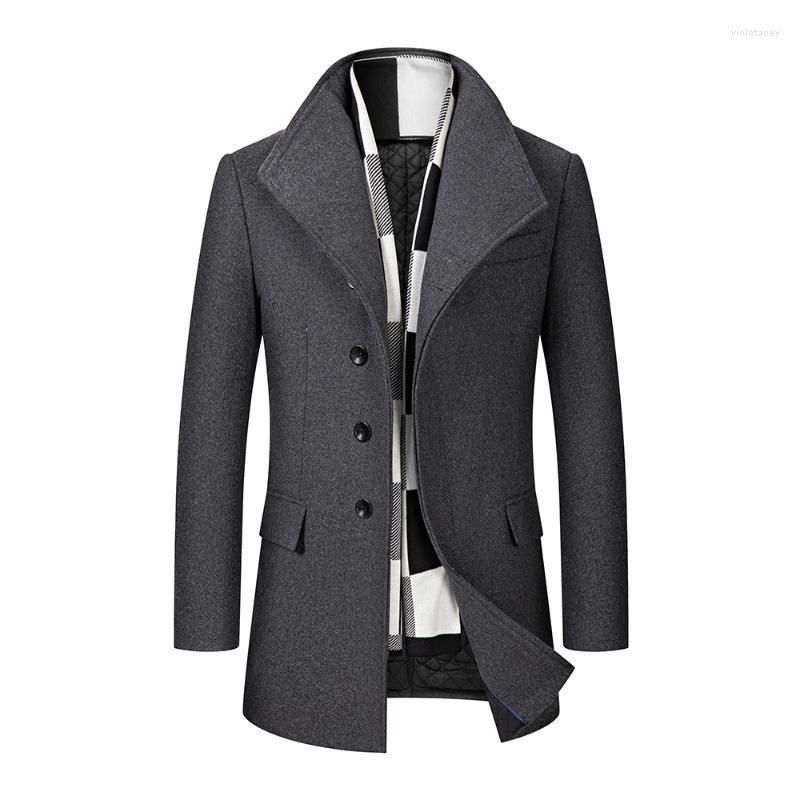 Men's Wool & Blends Blend Coats Men Winter Solid Casual Wild Overcoat Quality Brand Business Luxurious Coat Male Viol22, Black
Men's Wool & Blends Blend Coats Men Winter Solid Casual Wild Overcoat Quality Brand Business Luxurious Coat Male Viol22, Black