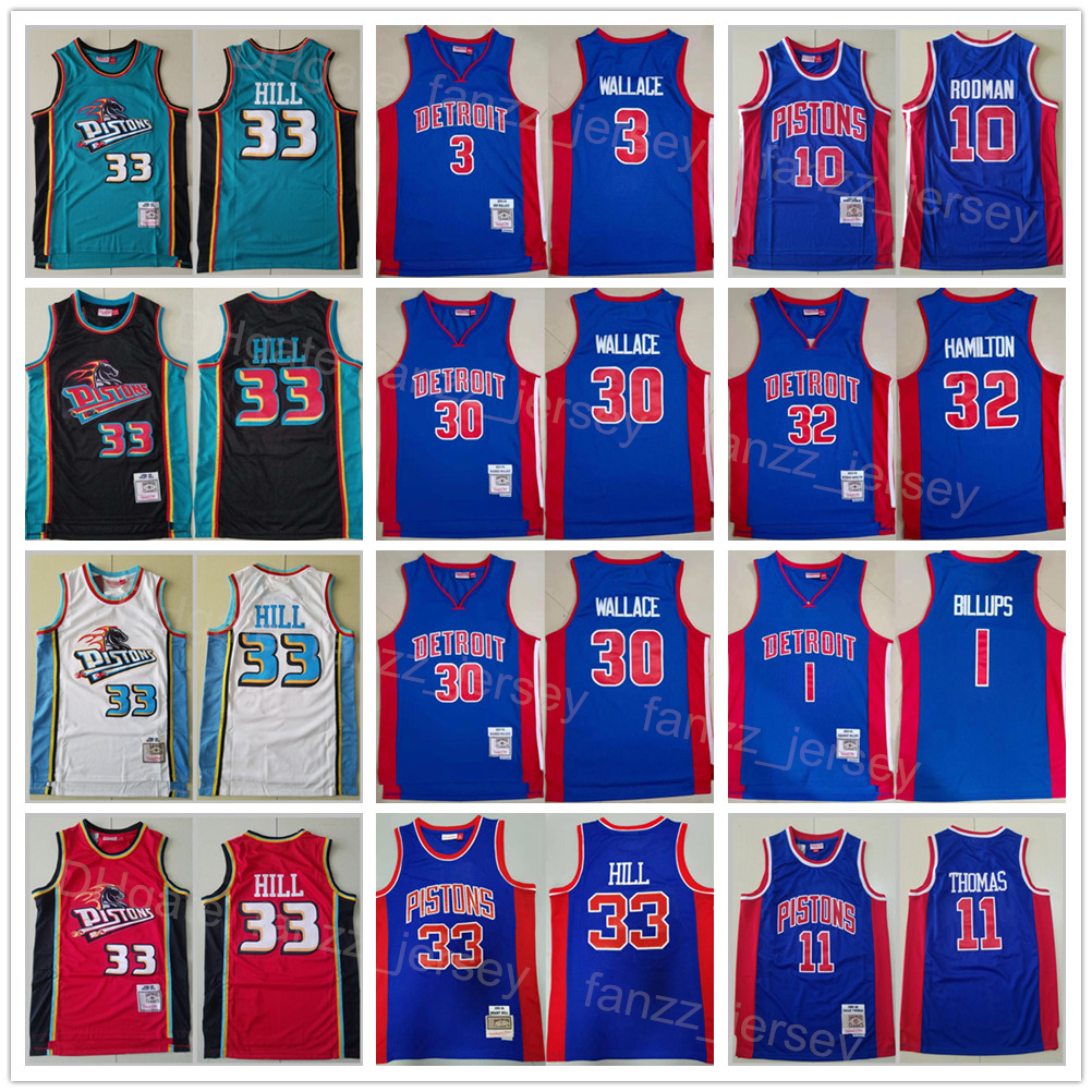 Retro Mitchell and Ness Basketball Chauncey Billups Jersey 1 Ben Wallace 3 Richard Hamilton 32 Isiah Thomas 11 Dennis Rodman 10 Grant Hill 33 Vintage For Sport Fans, White
Retro Mitchell and Ness Basketball Chauncey Billups Jersey 1 Ben Wallace 3 Richard Hamilton 32 Isiah Thomas 11 Dennis Rodman 10 Grant Hill 33 Vintage For Sport Fans, White