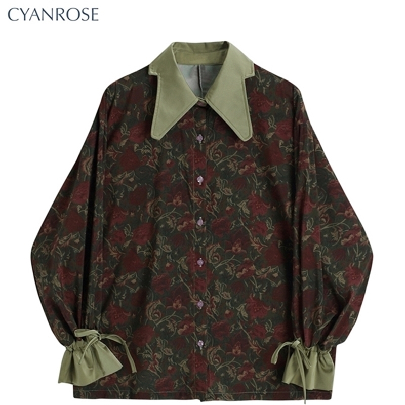 Autumn Vintage Style Floral Printing Loose Women's Blouse Shirt Korean Casual Long Sleeve Ladies Button Blouses Female Tops 220419, Picture color
Autumn Vintage Style Floral Printing Loose Women's Blouse Shirt Korean Casual Long Sleeve Ladies Button Blouses Female Tops 220419, Picture color
