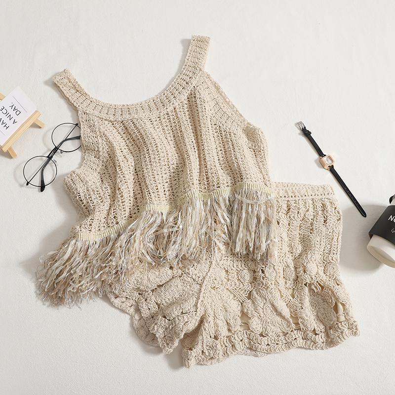 Women's Tracksuits Women Summer Holiday Beachside Sets Sexy Crochet Hook Flower Hollow Out SuitsWomen's, White
Women's Tracksuits Women Summer Holiday Beachside Sets Sexy Crochet Hook Flower Hollow Out SuitsWomen's, White