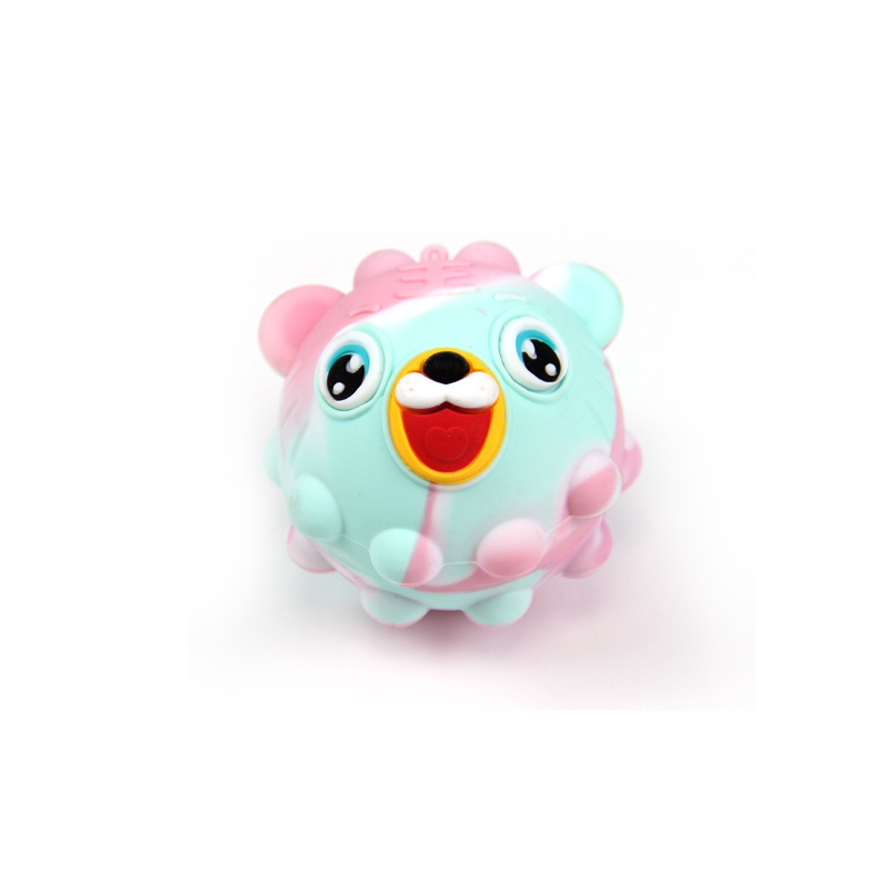 tiger 3d decompression ball bubble fidget toys inflatable kneading silicone childrens sensory toy