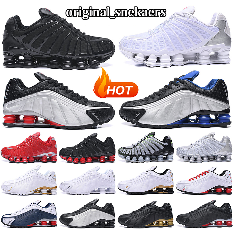 OG Shox TL R4 Running Shoes for men women sneakers Triple Black White Metallic Pure Silver Platinum Chrome Gold Wolf Grey outdoor mens sports trainers 36-46, Item#13
OG Shox TL R4 Running Shoes for men women sneakers Triple Black White Metallic Pure Silver Platinum Chrome Gold Wolf Grey outdoor mens sports trainers 36-46, Item#13