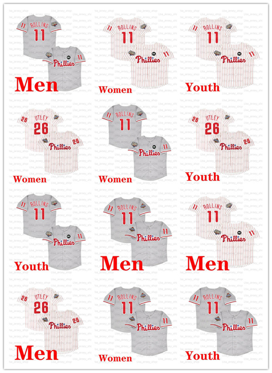 Retro Baseball jersey 2008 and 2009 Philadelphia jerseys 26 Chase Utley 11 Jimmy Rollins 6 Ryan Howard 48 Pedro Martinez 51 Ruiz
Retro Baseball jersey 2008 and 2009 Philadelphia jerseys 26 Chase Utley 11 Jimmy Rollins 6 Ryan Howard 48 Pedro Martinez 51 Ruiz