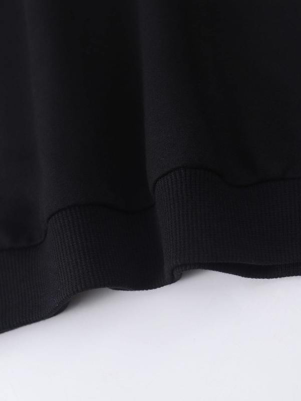 Toddler Boys Basketball & Letter Graphic Sweatshirt SHE