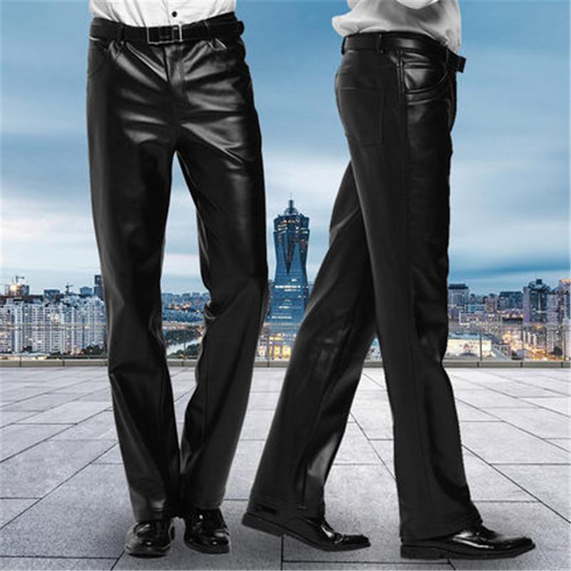 Men's Pants Leather Men Motorcycle Trousers Velvet Thermal Male Lengthen Pantalon Hombre Clothes Joggers Homme MenMen's, Black
Men's Pants Leather Men Motorcycle Trousers Velvet Thermal Male Lengthen Pantalon Hombre Clothes Joggers Homme MenMen's, Black