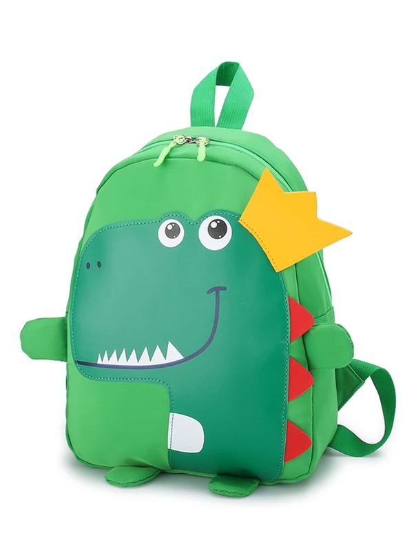 Boys Cartoon Dinosaur Appliques Backpack SHE