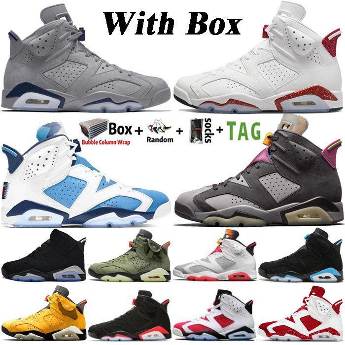 2022 Top Quality With Box Jumpman 6 OG 6s Mens Basketball Shoes Red Oreo Georgetown Metallic Silver Bordeaux UNC DMP Black Infrared Sports Sneakers Trainers Size 13, 11
2022 Top Quality With Box Jumpman 6 OG 6s Mens Basketball Shoes Red Oreo Georgetown Metallic Silver Bordeaux UNC DMP Black Infrared Sports Sneakers Trainers Size 13, 11