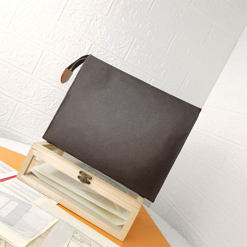 Travel Toiletry Toilet Pouch 26 CM Protection Beauty Case Wash Bag Leather Women Clutch Mono Waterproof Canvas Men Cosmetic Bags Luxurys Designers Cases N47542