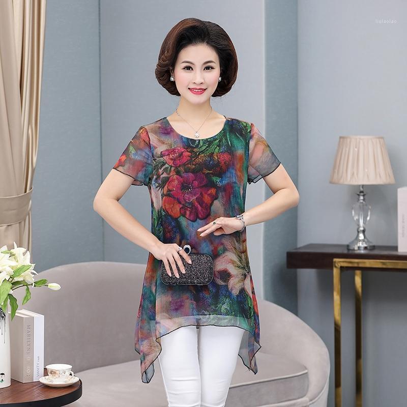 Women's Blouses & Shirts 2022 Summer Middle Aaged Women Casual Short Sleeve Blouse Tops Female Flower Print Loose Plus Size 4xl Shirt RV567, Photo color
Women's Blouses & Shirts 2022 Summer Middle Aaged Women Casual Short Sleeve Blouse Tops Female Flower Print Loose Plus Size 4xl Shirt RV567, Photo color