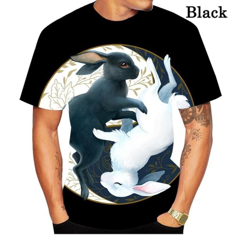 Men's T-Shirts Fashionable Easter T-shirt For Men And Women 3D Printing Short-sleeved Harajuku Style, Black
Men's T-Shirts Fashionable Easter T-shirt For Men And Women 3D Printing Short-sleeved Harajuku Style, Black