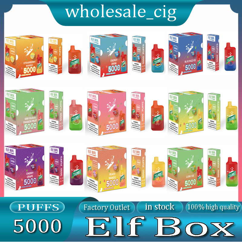 ELF BOX 5000 Puffs Mesh Disposable Vape E cigarette 12ml Pre-filled Pods Device 10 colors Rechargeable Battery VS ELF BAR 5000 puff
ELF BOX 5000 Puffs Mesh Disposable Vape E cigarette 12ml Pre-filled Pods Device 10 colors Rechargeable Battery VS ELF BAR 5000 puff
