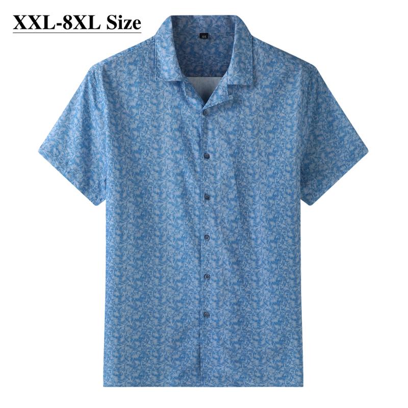 Men's Casual Shirts Men's Floral Print Shirt Summer Thin Beach Style Cotton Loose Short Sleeves Vacation Brand Plus Size 7XL 8XLMen's, Blue
Men's Casual Shirts Men's Floral Print Shirt Summer Thin Beach Style Cotton Loose Short Sleeves Vacation Brand Plus Size 7XL 8XLMen's, Blue