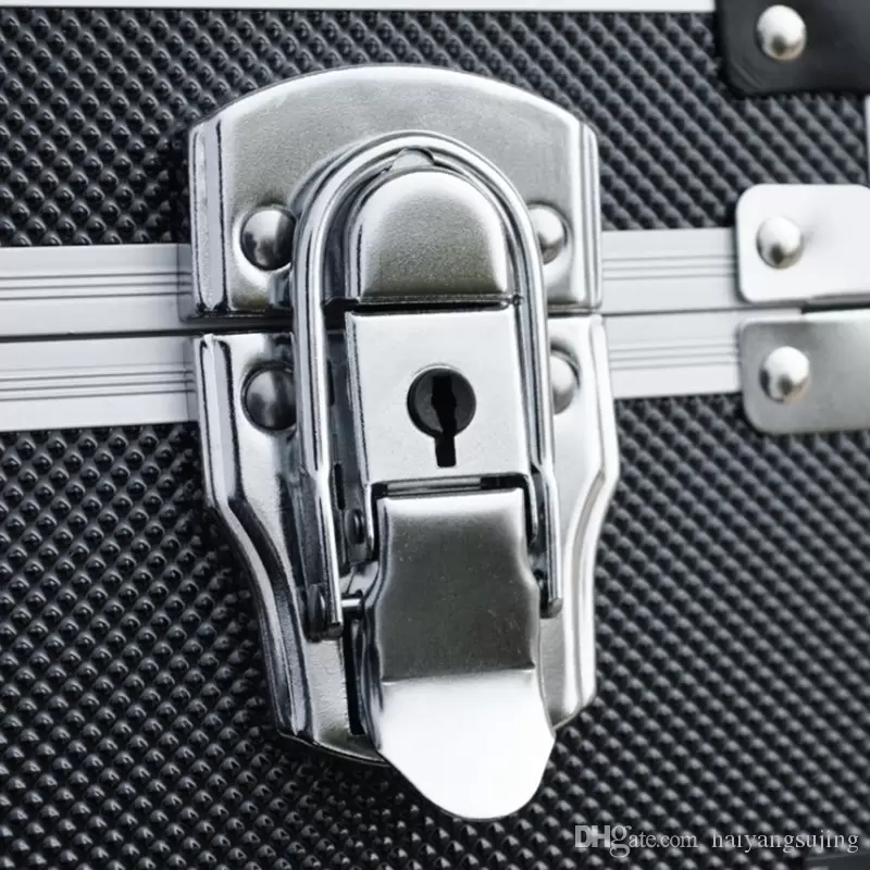 Multi functional reinforced aluminum alloy ABS travel suitcase bag portable toolbox Instrument storage business box leisure b luggage bags