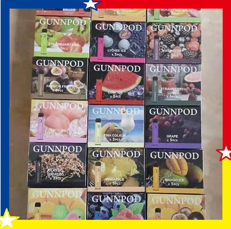 GUNNPOD Disposable Vape Pen 2000 Puffs E-cigarettes Device Kit 1250mAh Battery 8ml Pod Prefilled With VP Logo VS Puff XXL
GUNNPOD Disposable Vape Pen 2000 Puffs E-cigarettes Device Kit 1250mAh Battery 8ml Pod Prefilled With VP Logo VS Puff XXL