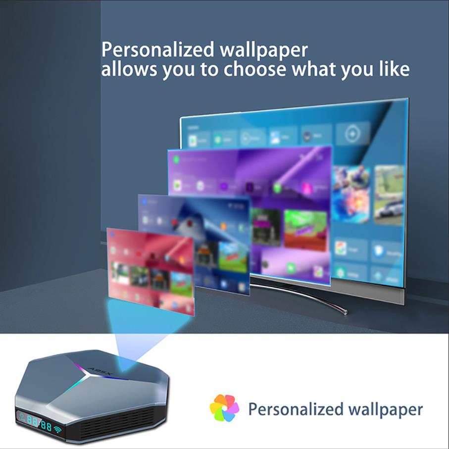 A95X F4 RGB Amlogic S905X4 Smart Android 11 TV Box 4K HD YouTube 4GB RAM 32GB 64GB 1258GB ROM Dual Wifi Set Top Box Media Player28