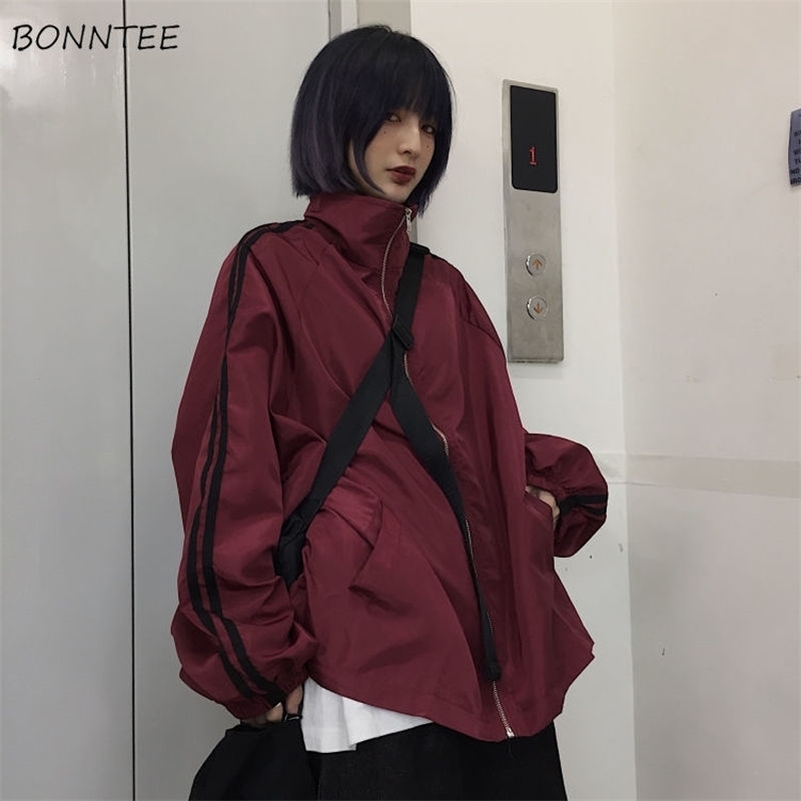 Jackets Women BF Style Chic Harajuku Sunproof Leisure Spring Couples Jacket Zipper High Street Allmatch Teens Outwear 220813, Black
Jackets Women BF Style Chic Harajuku Sunproof Leisure Spring Couples Jacket Zipper High Street Allmatch Teens Outwear 220813, Black