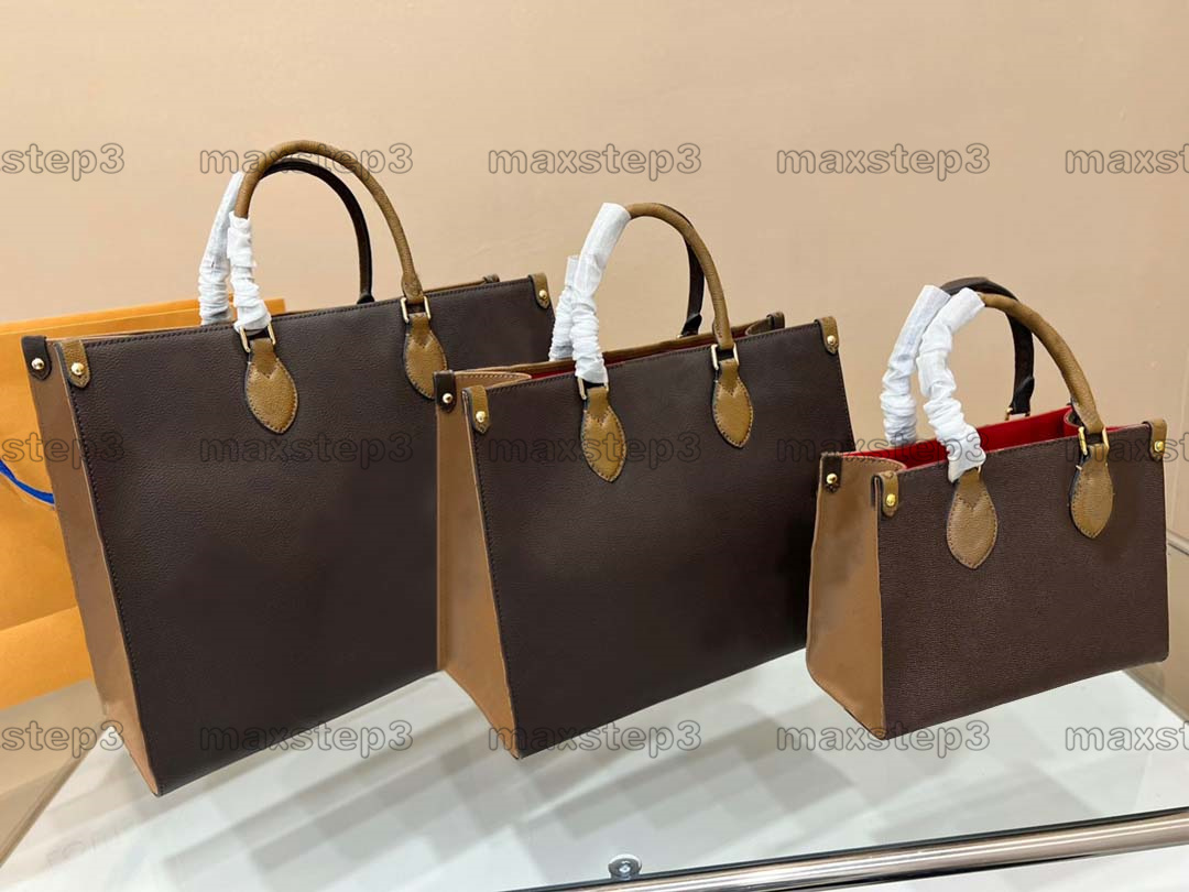 ONTHEGO MM PM GM Tote Business Bag On The Go 25CM Shopping Bag Womens Luxurys Handbag Designer Totes 41cm Cross Body Large Capacity Classic Top handle Bags
ONTHEGO MM PM GM Tote Business Bag On The Go 25CM Shopping Bag Womens Luxurys Handbag Designer Totes 41cm Cross Body Large Capacity Classic Top handle Bags