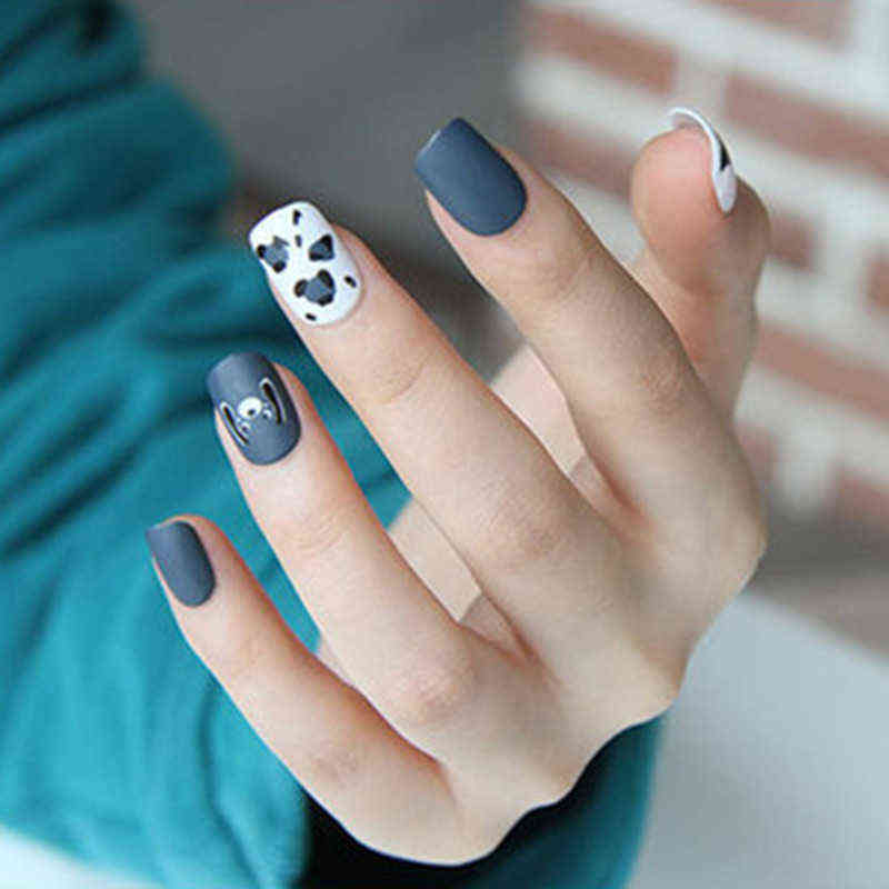 False Nails 24pcs Multi Type Wear Short Paragraph Fashion Manicure Patch Save Time Wearable Nail Sal99 0616