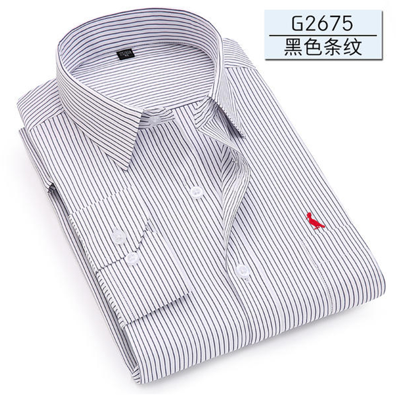 Reserva Aramy Men Shirt Spring Solid color/stripes business office formal men's shirts 7XL plus size 220322