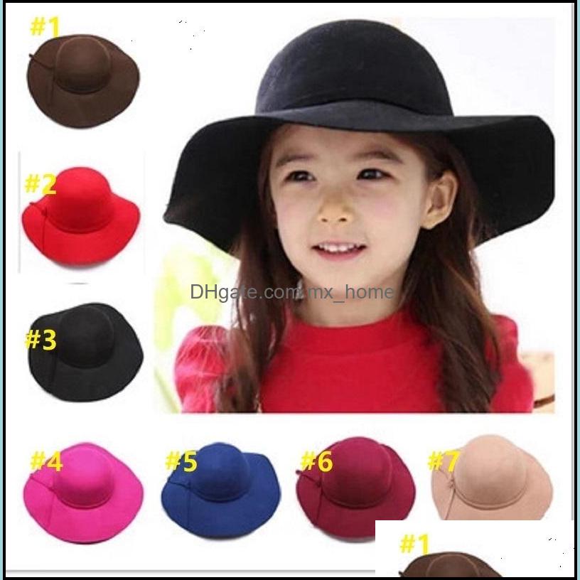Autumn Winter Warm Kids Boys Girls Vintage Wide Brim Cap Soft Wool Felt Bowknot Bowler Floppy Children Sun Hat Beach By Air11 Drop Delivery, Customize
Autumn Winter Warm Kids Boys Girls Vintage Wide Brim Cap Soft Wool Felt Bowknot Bowler Floppy Children Sun Hat Beach By Air11 Drop Delivery, Customize
