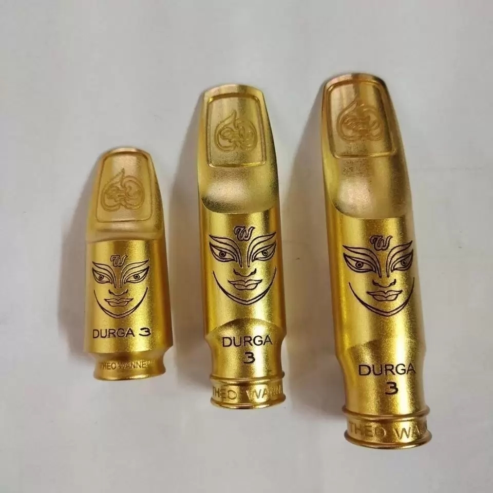 High Quality Professional Tenor Soprano Alto Saxophone Metal Mouthpiece Gold Plating Sax Mouth Pieces Accessories Size 5 6 7 8
