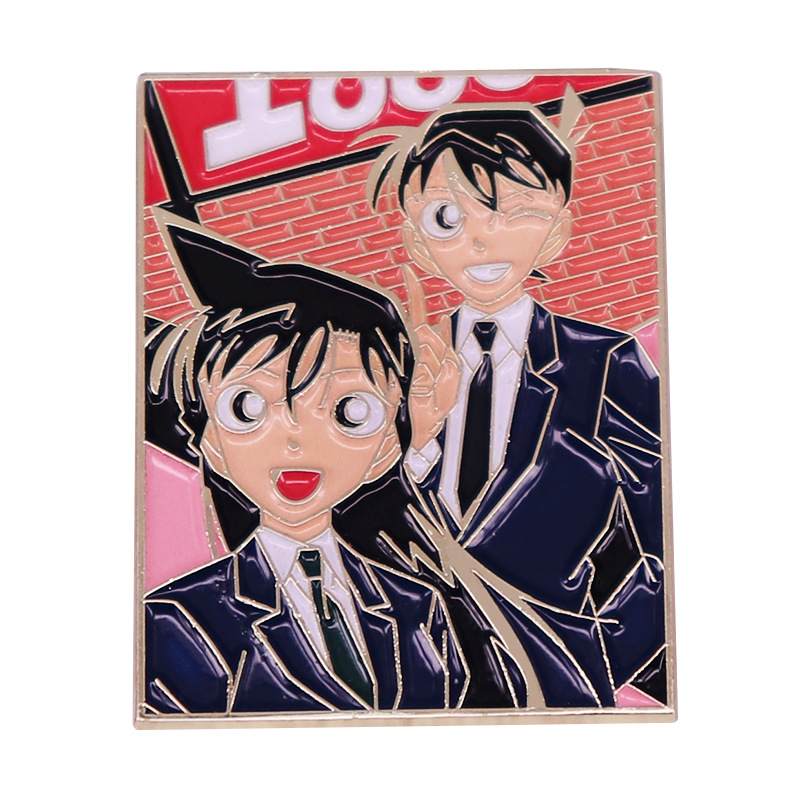 Japanese Anime Detective Conan Enamel Pin Women's Brooch Lapel Pins Backpack Brooches for Clothing Badges Jewelry Accessories, As picture
Japanese Anime Detective Conan Enamel Pin Women's Brooch Lapel Pins Backpack Brooches for Clothing Badges Jewelry Accessories, As picture