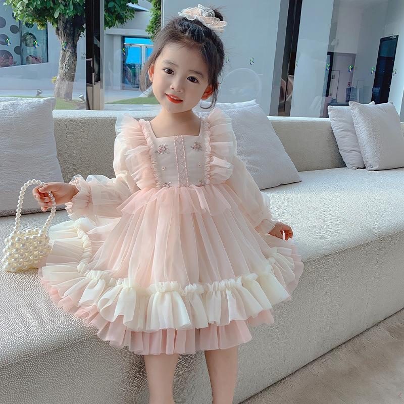 Girl's Dresses Spanish Baby Boutique 2022 Spring Children Lace Bow Embroidery Ball Gown Girls Christmas Birthday Lolita Princess DressGirl's, Pink
Girl's Dresses Spanish Baby Boutique 2022 Spring Children Lace Bow Embroidery Ball Gown Girls Christmas Birthday Lolita Princess DressGirl's, Pink