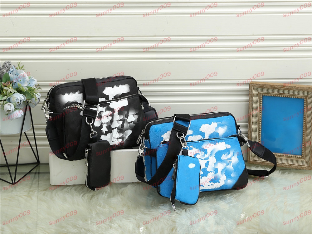 New Fashion Luxury Women's Bags Graffiti Messenger Bag Double Zipper Open Design Large Capacity Small Square Wallet Accessories Information Package, Black 
New Fashion Luxury Women's Bags Graffiti Messenger Bag Double Zipper Open Design Large Capacity Small Square Wallet Accessories Information Package, Black