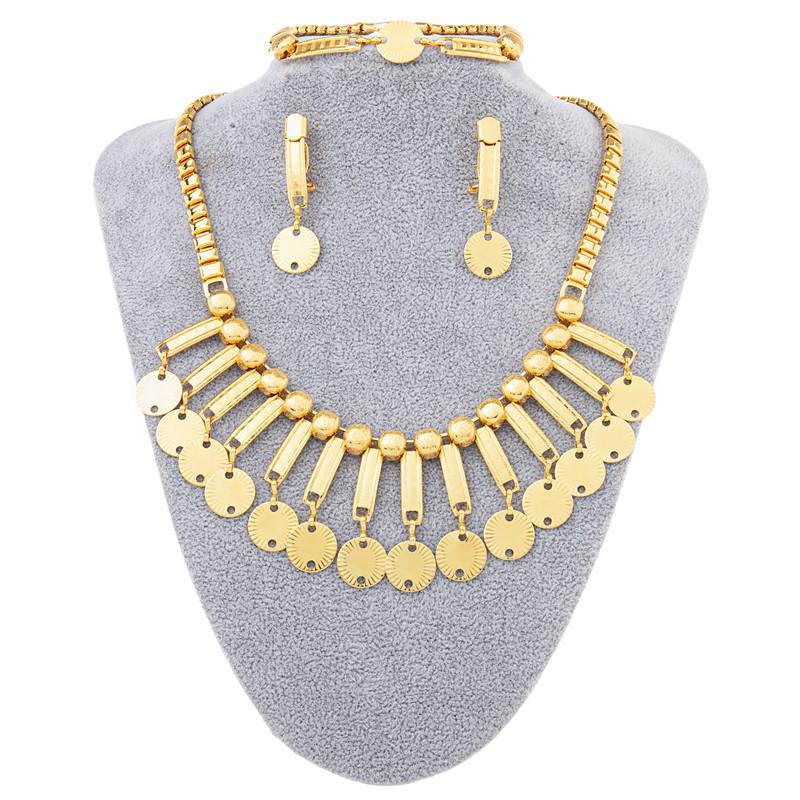 Earrings & Necklace Fashion Jewelry Sets For Women Gold Plated Engagement Ring Earring Bridal Wedding Bridesmaid AccessoriesEarrings, As pic
Earrings & Necklace Fashion Jewelry Sets For Women Gold Plated Engagement Ring Earring Bridal Wedding Bridesmaid AccessoriesEarrings, As pic