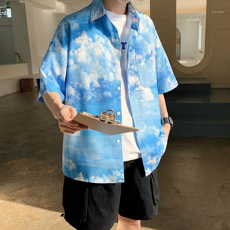 Plus Size 5XL-M Summer Short Sleeve Men Clothing Casual Shirts Blue Fashion Front Pocket Decor Loose Blouse Homme Streetwear Men's
Plus Size 5XL-M Summer Short Sleeve Men Clothing Casual Shirts Blue Fashion Front Pocket Decor Loose Blouse Homme Streetwear Men's