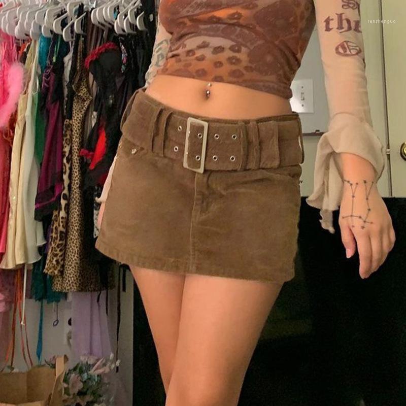 Skirts Vintage Sexy High Waist Belt Sashes Corduroy Women Streetwear Harajuku Pockets Mini A-Line Skirt Fashion 2022 Autumn Gift
Skirts Vintage Sexy High Waist Belt Sashes Corduroy Women Streetwear Harajuku Pockets Mini A-Line Skirt Fashion 2022 Autumn Gift