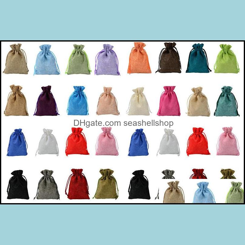 Jewelry Pouches Bags Packaging Display 7X9Cm 9X12Cm 10X15Cm 13X18Cm Many Colors Mini Pouch Jute Bag Linen Gift Dstring For Wedding Favors
Jewelry Pouches Bags Packaging Display 7X9Cm 9X12Cm 10X15Cm 13X18Cm Many Colors Mini Pouch Jute Bag Linen Gift Dstring For Wedding Favors