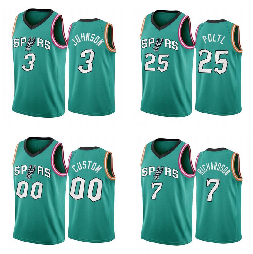Basketball Jersey Jeremy Sochan Jakob Poltl Keldon Johnson 2022-23 new season Men Youth city jerseys in stock green, With logo 
Basketball Jersey Jeremy Sochan Jakob Poltl Keldon Johnson 2022-23 new season Men Youth city jerseys in stock green, With logo