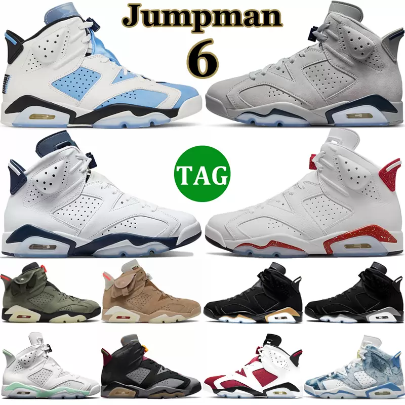 Jumpman 6 6s Basketball Shoes Men Women Trainers Outdoor Sports Sneakers UNC White Red Oreo Midnight Navy Georgetown British Khaki Electric Green Bordeaux, 30
Jumpman 6 6s Basketball Shoes Men Women Trainers Outdoor Sports Sneakers UNC White Red Oreo Midnight Navy Georgetown British Khaki Electric Green Bordeaux, 30