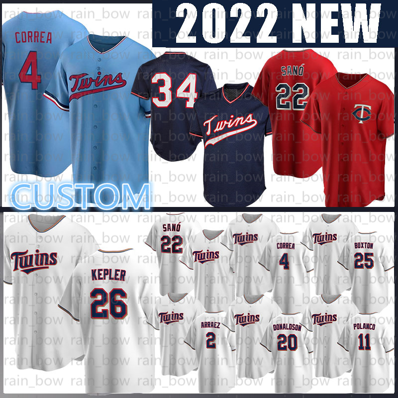 Minnesota Baseball Jersey Twins 26 Max Kepler 24 Gary Sanchez Miguel Sano Carlos Correa Harmon Killebrew Francis Peguero Luis Arraez Sonny Gray Alex Kirilloff, Mens(size:m-3xl)shuangcheng
Minnesota Baseball Jersey Twins 26 Max Kepler 24 Gary Sanchez Miguel Sano Carlos Correa Harmon Killebrew Francis Peguero Luis Arraez Sonny Gray Alex Kirilloff, Mens(size:m-3xl)shuangcheng