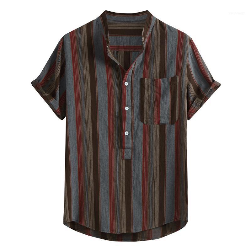 Fashion Men's Casual Button Hawaii Striped Print Beach Short Sleeve Top Blouse Summer Shirt Business Office Shirt#P2 Shirts, Gray
Fashion Men's Casual Button Hawaii Striped Print Beach Short Sleeve Top Blouse Summer Shirt Business Office Shirt#P2 Shirts, Gray