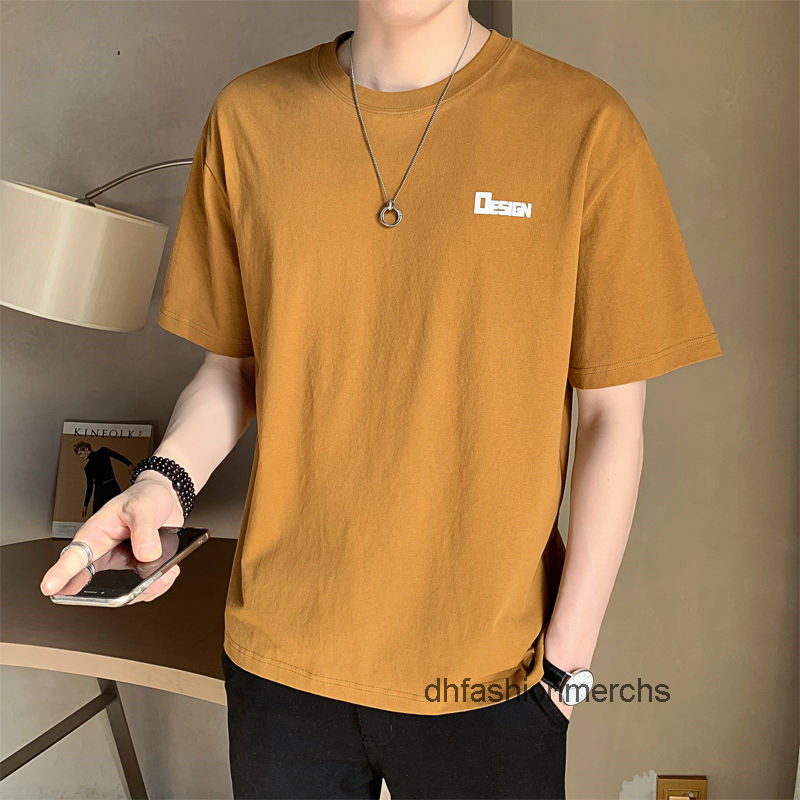 Men's T-Shirts shopkeeper fashion brand loose round neck short sleeve T-shirt pure half sleeve yellow bottomed shirt
Men's T-Shirts shopkeeper fashion brand loose round neck short sleeve T-shirt pure half sleeve yellow bottomed shirt