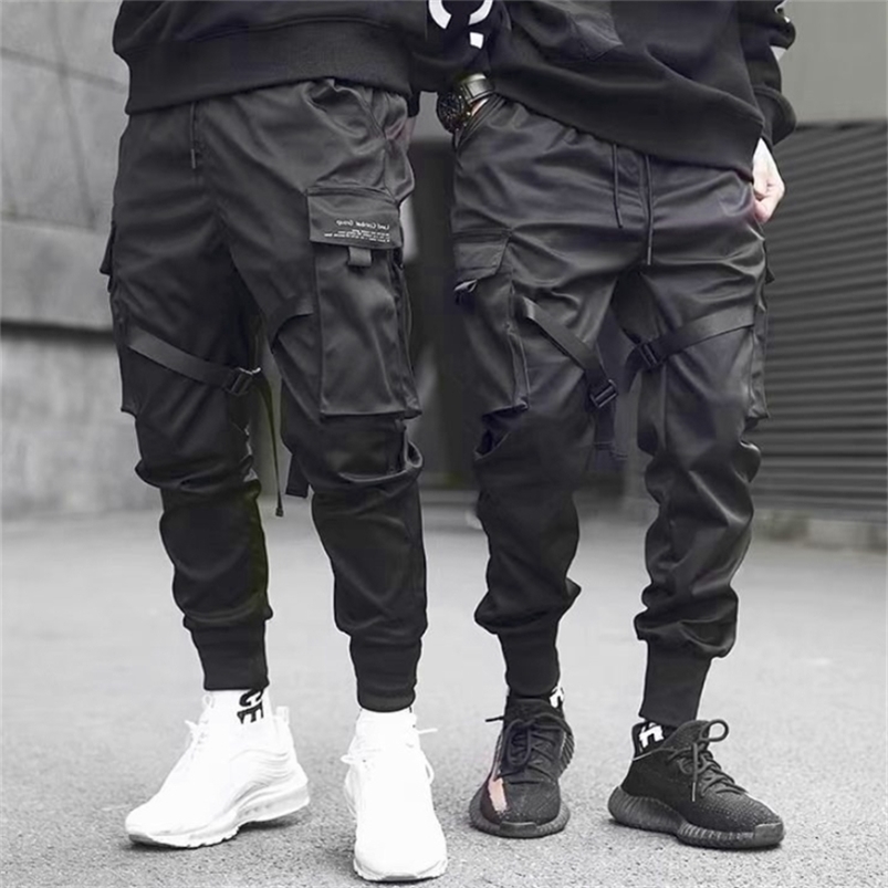 Men's Pants Harajuku Fashion Ribbons Harem Joggers Cargo Streetwear Casual Pockets Track Male Hip Hop Trousers 220826, Black 2
Men's Pants Harajuku Fashion Ribbons Harem Joggers Cargo Streetwear Casual Pockets Track Male Hip Hop Trousers 220826, Black 2