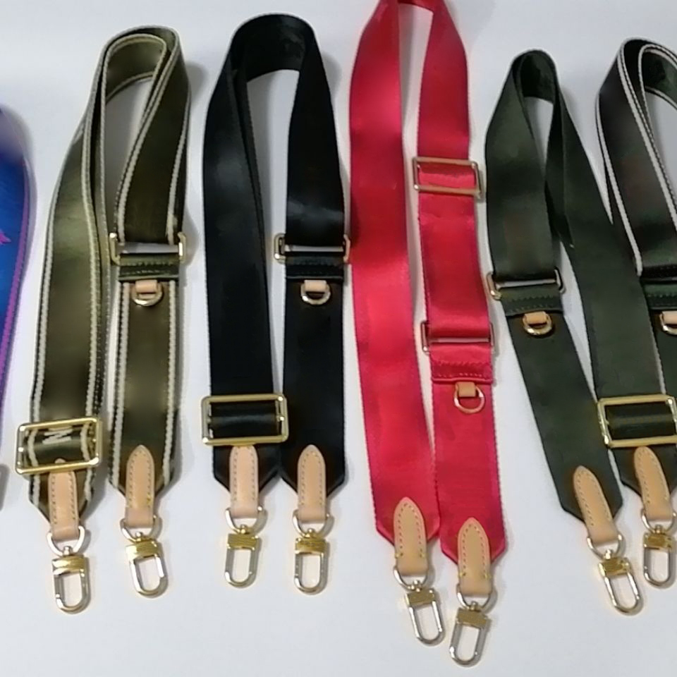 Accessories shoulder straps for match old flower women lvs crossbody bag canvas Parts strap pink black green blue brown red
Accessories shoulder straps for match old flower women lvs crossbody bag canvas Parts strap pink black green blue brown red