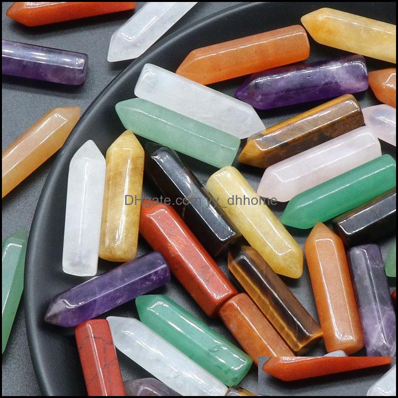 Stone Loose Beads Jewelry Natural 8X30Mm Hexagonal Pyramid Chakra Healing Stones Guides Meditation Ornaments Accessory Drop Delivery 2021 Ux
Stone Loose Beads Jewelry Natural 8X30Mm Hexagonal Pyramid Chakra Healing Stones Guides Meditation Ornaments Accessory Drop Delivery 2021 Ux