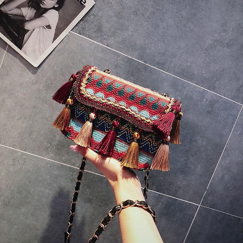Evening Bags Designer Handbags High Quality Small Bag Women's 2022 Summer Fashion Woven Fringed Shoulder Messenger BagEvening
Evening Bags Designer Handbags High Quality Small Bag Women's 2022 Summer Fashion Woven Fringed Shoulder Messenger BagEvening