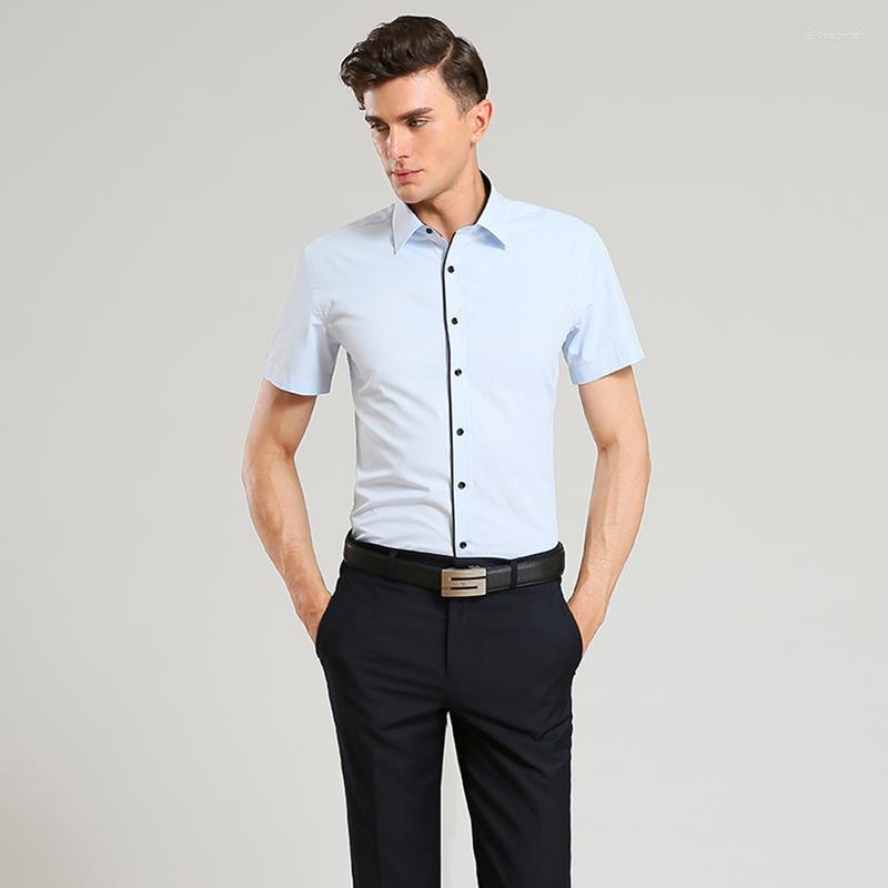 Men's Dress Shirts Summer Style Men's Brand Clothes Turn-Down Collar Short Sleeve Mens Slim Fit Solid Color Shirt For MenMen's Eldd22, Pmd29012 
Men's Dress Shirts Summer Style Men's Brand Clothes Turn-Down Collar Short Sleeve Mens Slim Fit Solid Color Shirt For MenMen's Eldd22, Pmd29012