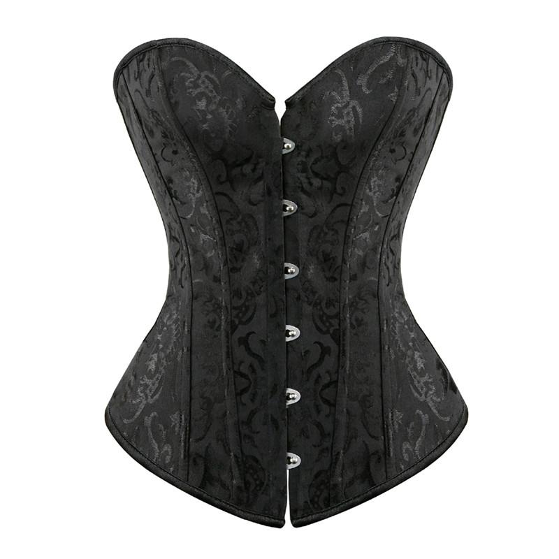 Bustiers & Corsets Caudatus Vintage And Plus Size Flower Print Bridal Bustier Corset Push Up Victorian Corselet Overbust Burlesque, 2340 black
Bustiers & Corsets Caudatus Vintage And Plus Size Flower Print Bridal Bustier Corset Push Up Victorian Corselet Overbust Burlesque, 2340 black