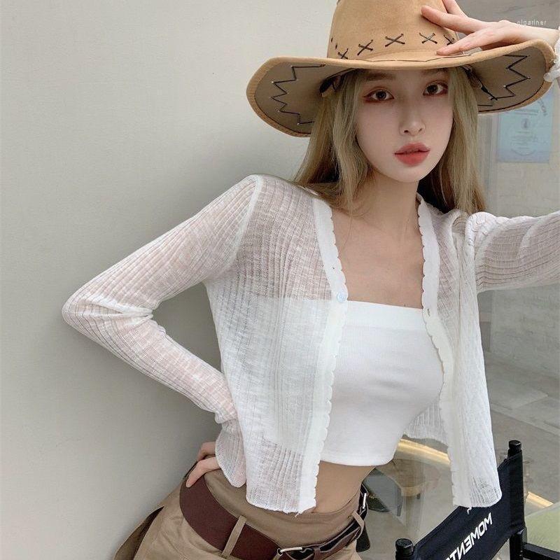 Women's Knits & Tees Summer 2022 Women's Sun Protection Coat Outer Match Short White Shirt Thin Long Sleeve CardiganWomen's Olga22, Black
Women's Knits & Tees Summer 2022 Women's Sun Protection Coat Outer Match Short White Shirt Thin Long Sleeve CardiganWomen's Olga22, Black