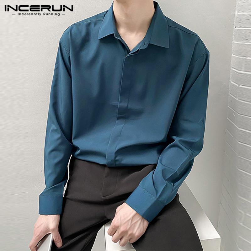 Man Button Down Chemise Elegant Dress Shirts INCERUN Leisure Solid Color Men Long Sleeve Lapel Collar Camisa -5XL 7 Men' Casual, Black
Man Button Down Chemise Elegant Dress Shirts INCERUN Leisure Solid Color Men Long Sleeve Lapel Collar Camisa -5XL 7 Men' Casual, Black