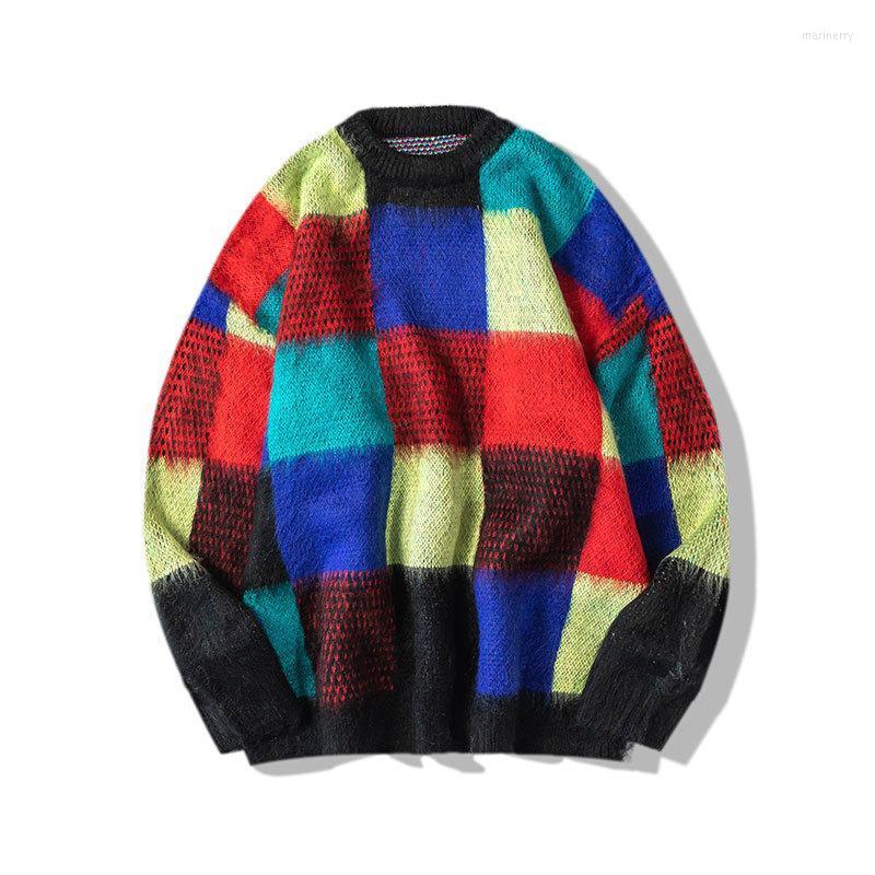 Men's Sweaters Men's Autumn And Winter Long Fluff High Street Plaid Jacquard Casual Loose SweaterMen's Mari22, Brown
Men's Sweaters Men's Autumn And Winter Long Fluff High Street Plaid Jacquard Casual Loose SweaterMen's Mari22, Brown